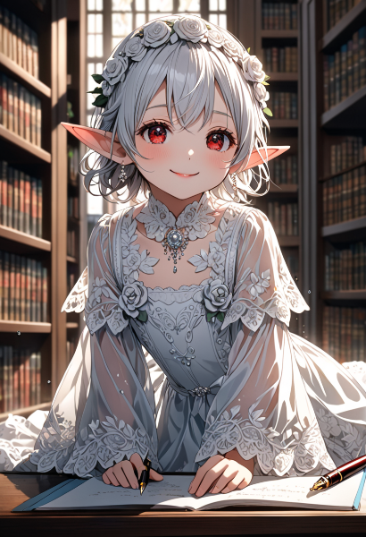 図書館の花嫁エルフの秘密の物語