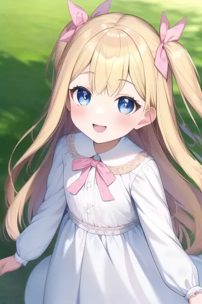 金髪少女とお散歩