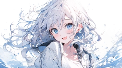 碧い瞳