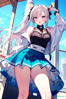 銀髪少女