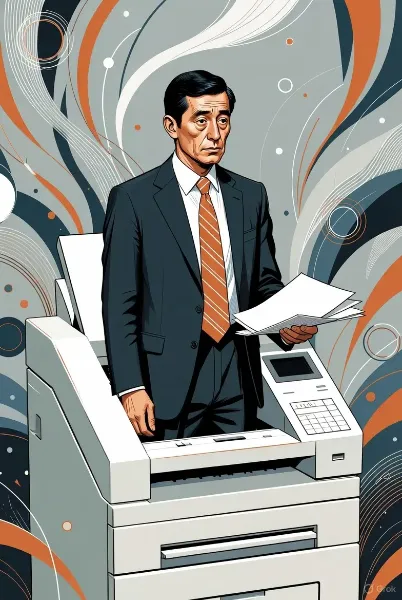 ビジネスマン(不条理的なリアリズム)