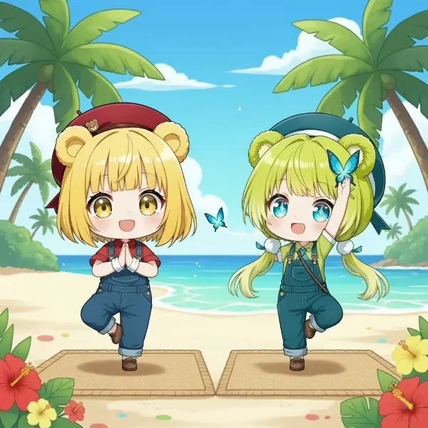 🧸「ヨガポーズと、推進活動」の巻き🍄🏝