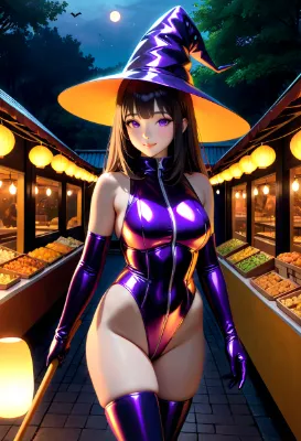 ハロウィンの魔女