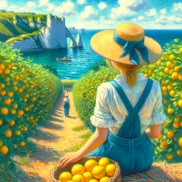 嘘絵画八百景『檸檬畑』