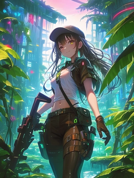 No.1102 銀翼の閃光アイリス✕ジャングルの探検ガール