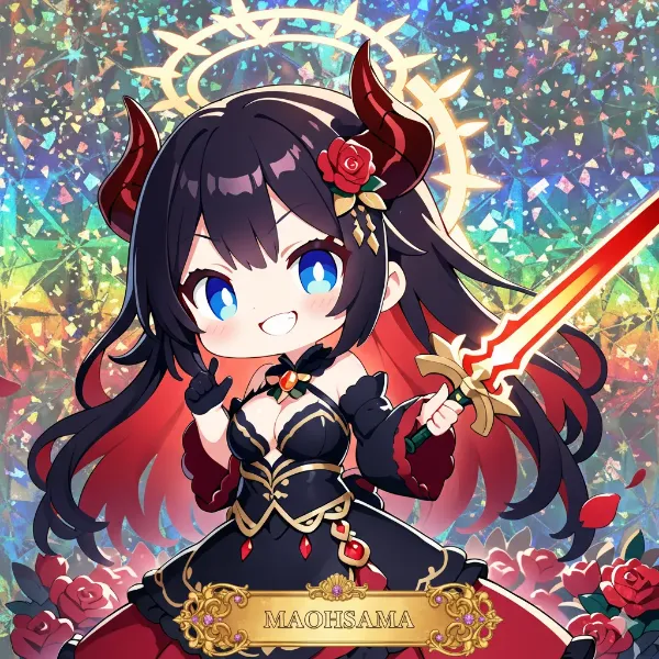 魔王様シールなのじゃ！