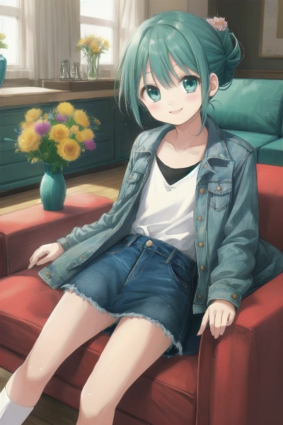 常磐アクア（お題：ドライフラワー）