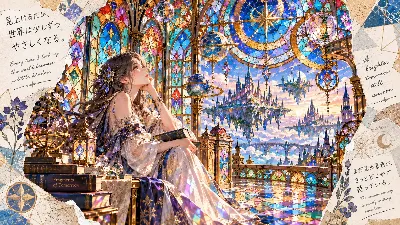 天上の書斎で紡ぐ、幻の未来