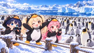 本物のペンギン♡