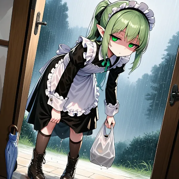 折りたたみ傘忘れました⋯