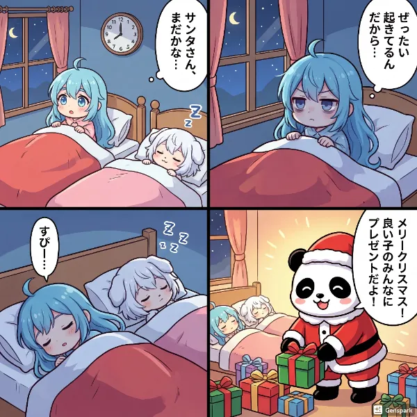 夜更かしするアクアちゃん