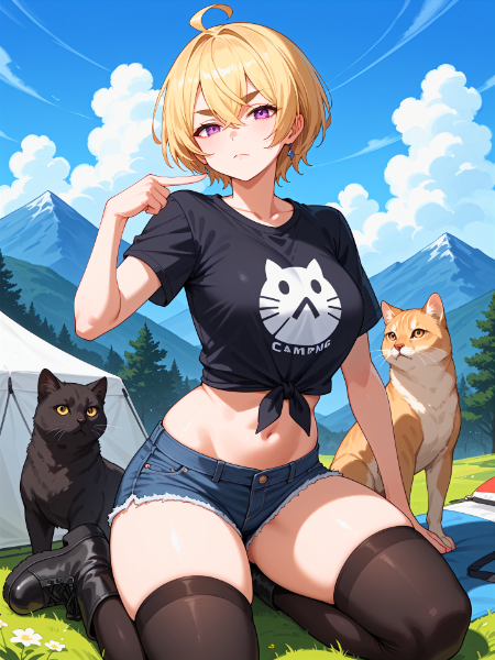 「キャンプ」🏔️🏕️