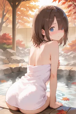 秋の温泉