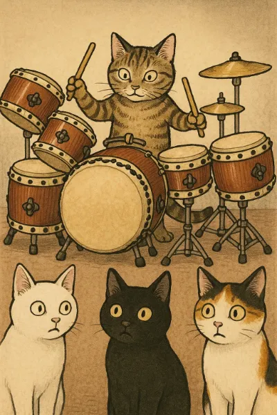 和太鼓のドラムセット