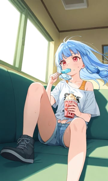 茜「葵〜そんなアイス食べたらお腹壊すで〜」