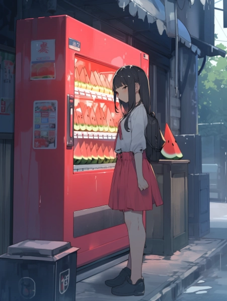 スイカの自販機