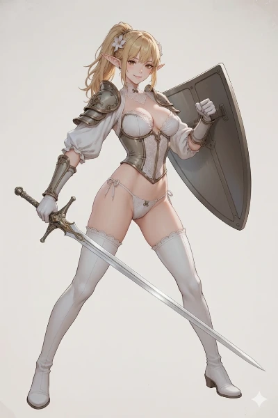 黄金のエルフ剣士と禁断の森