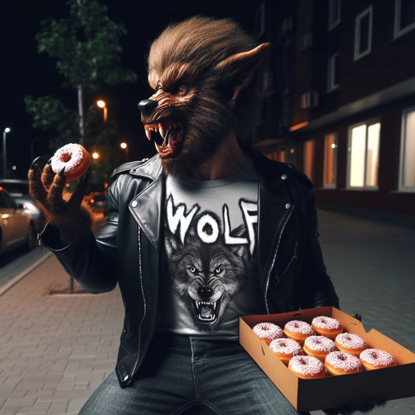 狼男とドーナツ
