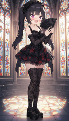 オーガンジー花パニエ