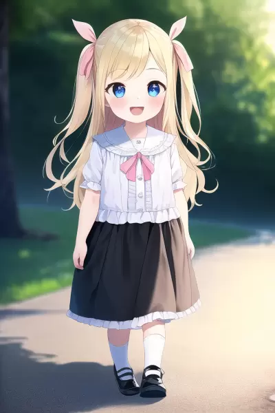 AIおすすめ衣装な金髪少女