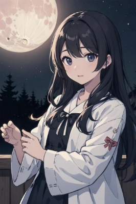 月が綺麗