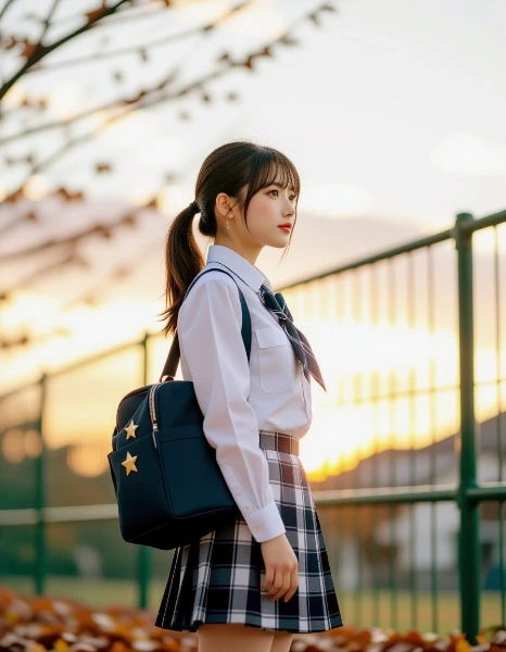 放課後のグラウンドにて - On the grounds after school