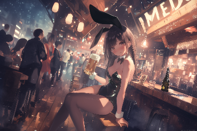 夜の兎さん🐇