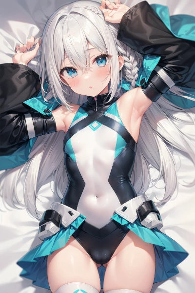 銀髪少女