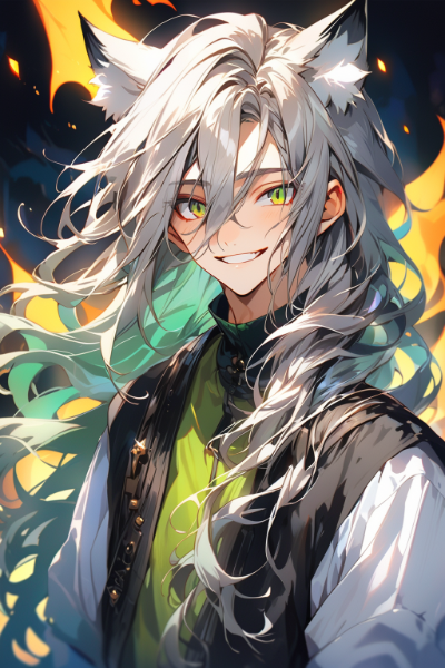 この髪の色かい？