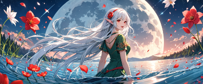 水辺のエルフ