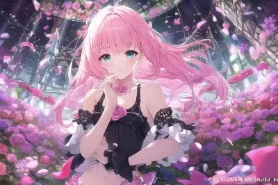 ピンク髪
