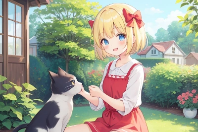おにわでいっしょに遊ぼ