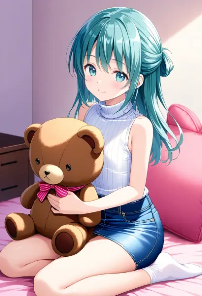 常磐アクア（お題：ぬいぐるみ#3）