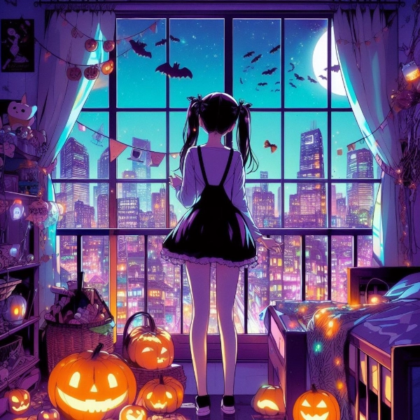 ハロウィンの夜に