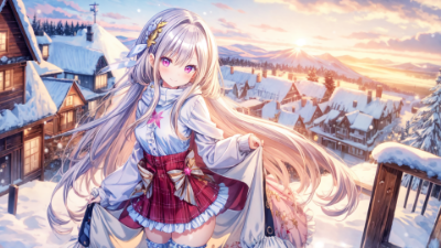 雪の季節に