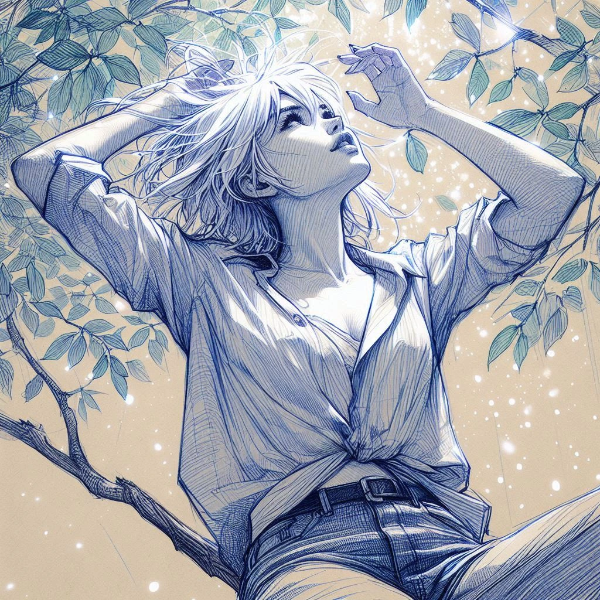 梢（こずえ）の木漏れ日