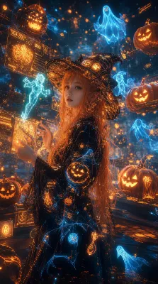 星海に灯るデジタル魔女の夜