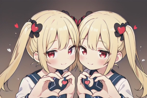 鏡でシンメトリー