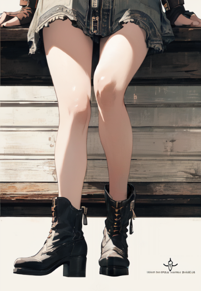 シューズ広告風