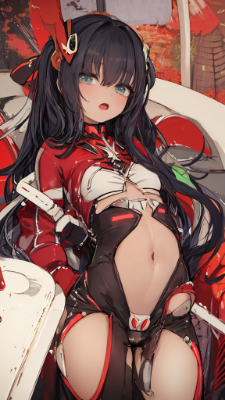 ロングヘアーガール２