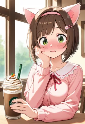 思ったよりも苦いにゃぁ