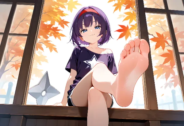 【裸足裏】マジタスカル島の獣 VS 女子中学生の素足