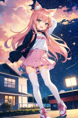 猫耳のお嬢さん