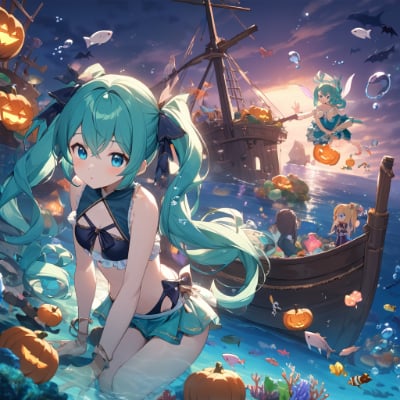 海のハロウィン