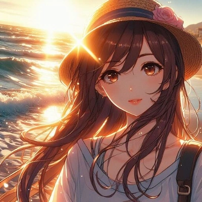 夕日