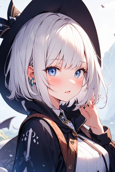 白髪のお嬢様