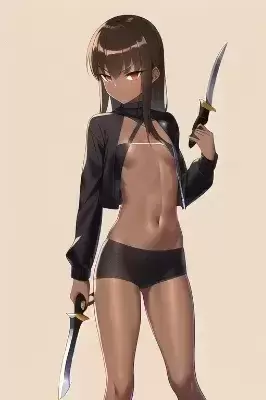 ナイフ使いの女の子