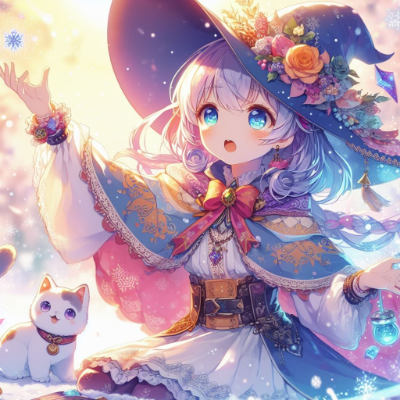 ふわふわの雪に包まれて