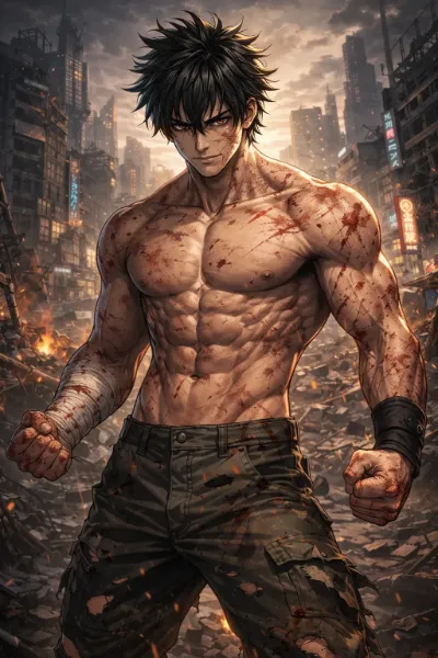 崩壊都市の不屈の戦士