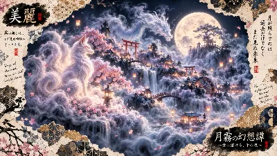 白狐が導く月夜の幻想郷